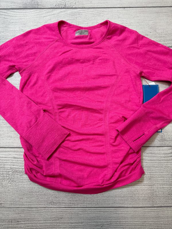 Athletic Top Long Sleeve Crewneck By Athleta In Pink, Size: S Online