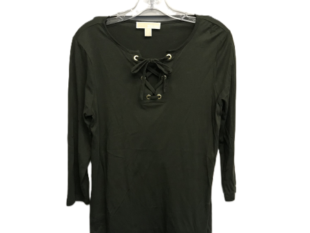 Green Top 3 4 Sleeve By Michael By Michael Kors, Size: M Online Sale