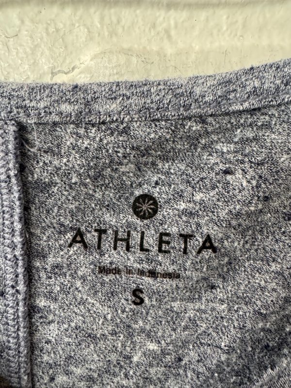 Athletic Top Long Sleeve Crewneck By Athleta In Blue, Size: S For Cheap